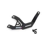 Puig 22255N Pièce de rechange - Demi-carénages Custom-Cruiser, protection de sonde lambda en aluminium usiné CNC pour la protection du système d’échappement, Noir