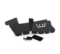 Puig 22257N Accessoires pour R1300GS, protection en aluminium usiné CNC pour composants exposés et utilisation en conduite trail, Noir