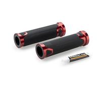 Puig 22272R Poignées adhérence optimale, Rouge