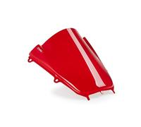 Puig 22284R Bulle Z-Racing aérodynamique et sportive en acrylique de 3 mm avec double hauteur et canaux latéraux améliorant protection et stabilité, Rouge