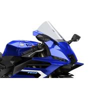 Puig 22285W Bulle R-Racer, écran sportif fabriqué en acrylique haute résistance aux chocs avec design aérodynamique, testé en soufflerie et homologué TÜV, Transparent