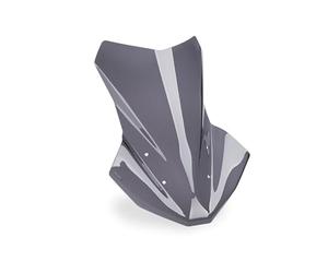 Puig 22321F Bulle Touring Plus extra haute et aérodynamique en acrylique haute résistance avec profil arrondi maximisant la protection et le confort sur route, Fumé Foncé