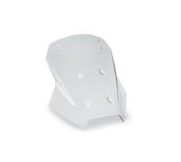 Puig 22322W Bulle Touring haut et aérodynamique en acrylique CN de 4 mm avec profil arrondi, zone supérieure plate et déflecteurs améliorant la protection, Transparent