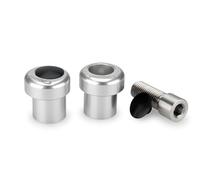 Puig 22340P Kit De Bouchons Esthétiques Pour Rétroviseur spécifique, Argent