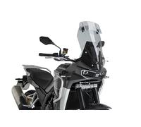 Puig 22371H Bulle Touring avec Visière Fumé conçue pour améliorer l’aérodynamique, optimiser la protection contre le vent et offrir plus de confort et de stabilité durant la conduite