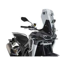 Puig 22371H Bulle Touring avec Visière Fumé conçue pour améliorer l’aérodynamique, optimiser la protection contre le vent et offrir plus de confort et de stabilité durant la conduite