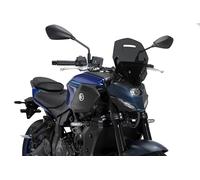 Puig 22413F New Generation Touring, écran sportif fabriqué en acrylique avec design aérodynamique inspiré des avions de chasse, supports métalliques et homologation TÜV, Fumé Foncé