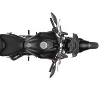 Puig 22417J Ailerons Frontaux Naked, aérodynamiques pour améliorer stabilité, downforce, contrôle et style sportif, design avancé en ABS résistant, fixation simple sans perçage, Noir Mat