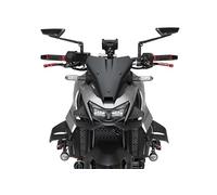 Puig 22423J New Generation Sport, bulle sportive fabriquée en méthacrylate de 3 mm avec design aérodynamique testé en soufflerie, supports métalliques et homologation TÜV, Noir Mat