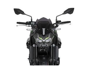 Puig 22439F New Generation Sport, Bulle Sportive fabriquée en Acrylique à Fort Impact avec Design agressif, Supports métalliques, Homologation TÜV et Montage Rapide, Fumé Foncé