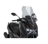 Puig 22544H Écran V-Tech Line Touring, fabriqué en Acrylique de 4 mm avec Design aérodynamique testé en soufflerie, Compatible avec protège-Mains, Homologation TÜV et Montage Facile, Fumé