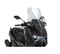 Puig 22544W Écran V-Tech Line Touring, fabriqué en Acrylique de 4 mm avec Design aérodynamique testé en soufflerie, Compatible avec protège-Mains, Homologation TÜV et Montage Facile, Transparent