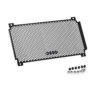 Puig 22558N Protection de radiateur en aluminium avec design hexagonal et gommes antivibrations pour une protection efficace du système de refroidissement du moteur, Noir