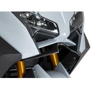 Puig 22605J Ailerons Frontaux Naked, conçus pour renforcer l’esthétique sportive et améliorer les performances aérodynamiques, apportant une plus grande stabilité, Noir mat