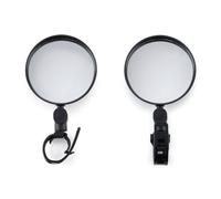 Puig 22614N Rétroviseur Crono compact pour enduro et trail non homologué avec fixation par sangle en caoutchouc démontable, miroir à vision claire et structure légère résistante, Noir