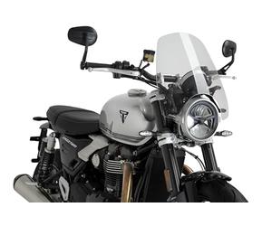 Puig 22619W Naked New Generation Touring protection renforcée, Transparent