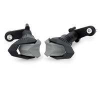 Puig 22621N Protections moteur R19 en nylon avec caoutchouc protecteur, protection complète du châssis, du moteur et des genoux, montage spécifique et esthétique sportive, Noir