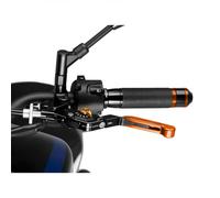 PUIG 24TNO Levier d’embrayage 3.0. Pliage extensible noir orange avec sélecteur Or