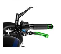 PUIG 24VNA Levier d’embrayage 3.0. Noir extensible vert pliant avec sélecteur Bleu