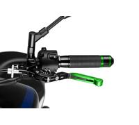 PUIG 24VNN Levier d’embrayage 3.0. Noir extensible vert pliant avec sélecteur Noir