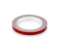 Puig 2568R Bandes adhésives en arc en PVC haute résistance avec design large et finition durable pour la personnalisation des jantes, Rouge