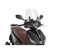 Puig 2884W Carenabrises Trafic et Urban Bulle aérodynamique Urbaine en Polycarbonate de 3 mm avec Profil Arrondi et Protection Contre Le Vent pour la Conduite Quotidienne, Transparent