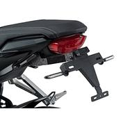Puig 3527N Supports de Plaque Support de Plaque en Acier et Polyamide avec Inclinaison réglable, système de Fixation sécurisé et Design Sportif, Noir