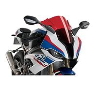 Puig 3571R Bulle Z-Racing aérodynamique et Sportive en Acrylique de 3 mm avec Double Hauteur et canaux latéraux améliorant Protection et stabilité, Rouge