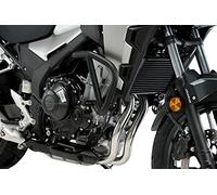 Puig 3572N Défenses en Tube d’Acier Haute résistance pour Protection du Moteur avec Design Robuste et Montage structurel sur Le Cadre, Noir