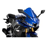 Puig 3619A Bulle Z-Racing aérodynamique et Sportive en Acrylique de 3 mm avec Double Hauteur et canaux latéraux améliorant Protection et stabilité, Bleu