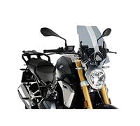 Puig 3626H Saut de Vent Naked New Generation Touring pour Motos avec Support d'origine BMW Fumé Claire