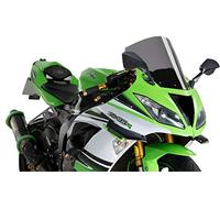 Puig 3629H Bulle R-Racer sportive aérodynamique haute performance fabriquée en PMMA de 3 mm avec design racing optimisé pour améliorer protection et stabilité, Fumé