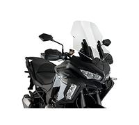 Puig Bulle Touring 3640W Acrylique CN 4 mm, profil arrondi, zone supérieure plate, transparent