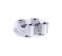 3672var - rehausseurs de support de guidon h.30mm universal COULEUR ARGENT DIAMÈTRE 22MM