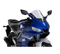 Puig 3737W Bulle R-Racer sportive aérodynamique haute performance fabriquée en PMMA de 3 mm avec design racing optimisé pour améliorer protection et stabilité, Transparent