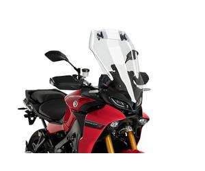 Puig 3755W Bulle Touring Avec Visière protection renforcée, Transparent