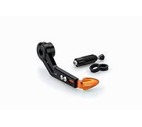 Puig 3765T Protections de levier en aluminium usiné CNC avec réglage ajustable pour une sécurité et un contrôle maximum en conduite, Orange