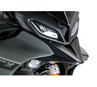 Puig 3837J Bec avant en ABS haute résistance avec design aérodynamique pour protection et amélioration esthétique de l’avant, Noir Mat