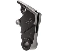 Puig 3868N Adaptateur de levier usiné en aluminium Ergal 7075 anodisé pour système de levier avec ajustement précis et haute résistance mécanique, Noir