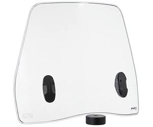 Puig 4045W Carenabrises Trafic et Urban bulle aérodynamique urbaine en polycarbonate de 3 mm avec profil arrondi et protection contre le vent pour la conduite quotidienne, Transparent