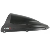 Puig 4053F Bulle Z-Racing aérodynamique et sportive en acrylique de 3 mm avec double hauteur et canaux latéraux améliorant protection et stabilité, Fumé foncé