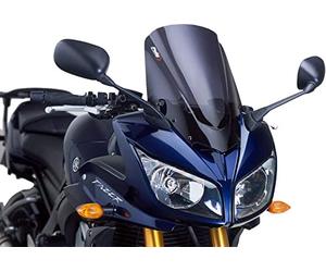Puig 4061F Bulle Racing et aérodynamique en acrylique de 3 mm avec double hauteur qui améliore la protection du casque et la stabilité à haute vitesse, Fumé Foncé