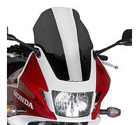 Puig 4098F Bulle Touring haut et aérodynamique en acrylique CN de 4 mm avec profil arrondi, zone supérieure plate et déflecteurs améliorant la protection, Fumé Foncé