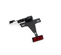 Puig 4529N Supports de Plaque support de plaque en acier et polyamide avec inclinaison réglable, système de fixation sécurisé et design sportif, Noir