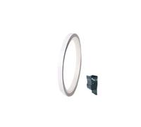 Puig 4542M Bandes adhésives en arc en PVC haute résistance avec design large et finition durable pour la personnalisation des jantes, Blanc Pur