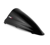 Puig 4637N Bulle Racing et aérodynamique en acrylique de 3 mm avec double hauteur qui améliore la protection du casque et la stabilité à haute vitesse, Noir