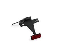 Puig 4852N Support de Plaque d'Immatriculation Noir - Style Sportif, Structure légère et résistante, améliore l’esthétique de Votre Moto avec Une Position de Plaque Plus compacte et surélevée.