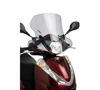 Puig 4874H City Touring Saute-Vent pour Scooter avec Protection renforcée Contre Le Vent et Les Conditions urbaines exigeantes, Fumé