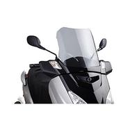 Puig 5015F Bulle V-Tech Line Touring en Acrylique de 4 mm avec Design aérodynamique anguleux pour Une Protection maximale et Une réduction des turbulences, Fumé Foncé