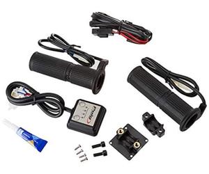 Puig 5020N poignées chauffantes moto avec système de chauffage intégré pour améliorer le confort et le contrôle lors de la conduite à basse température, Noir